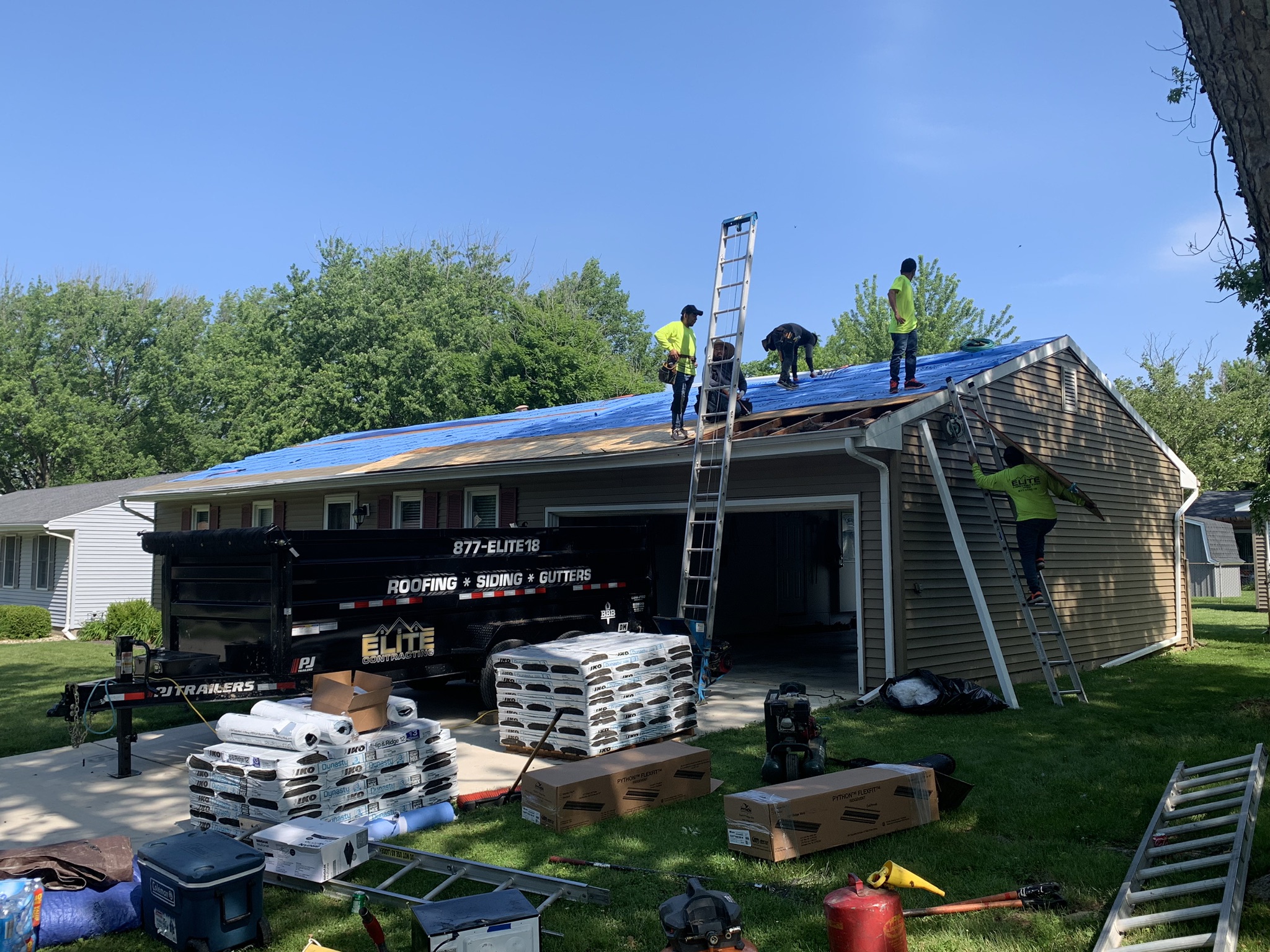 Our crew on install day