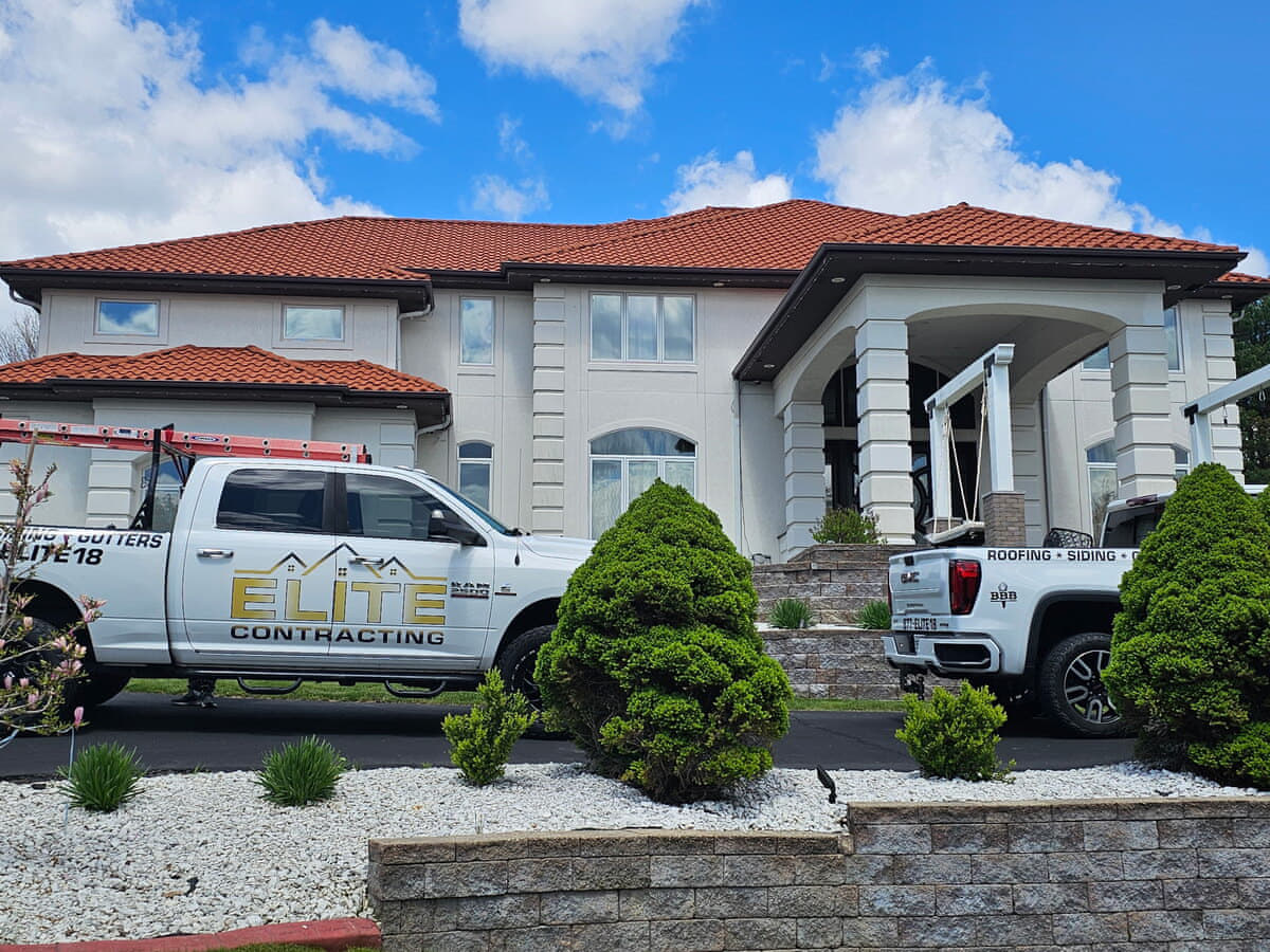 Tile roof installation completed by Elite Contracting Group in Brookfield